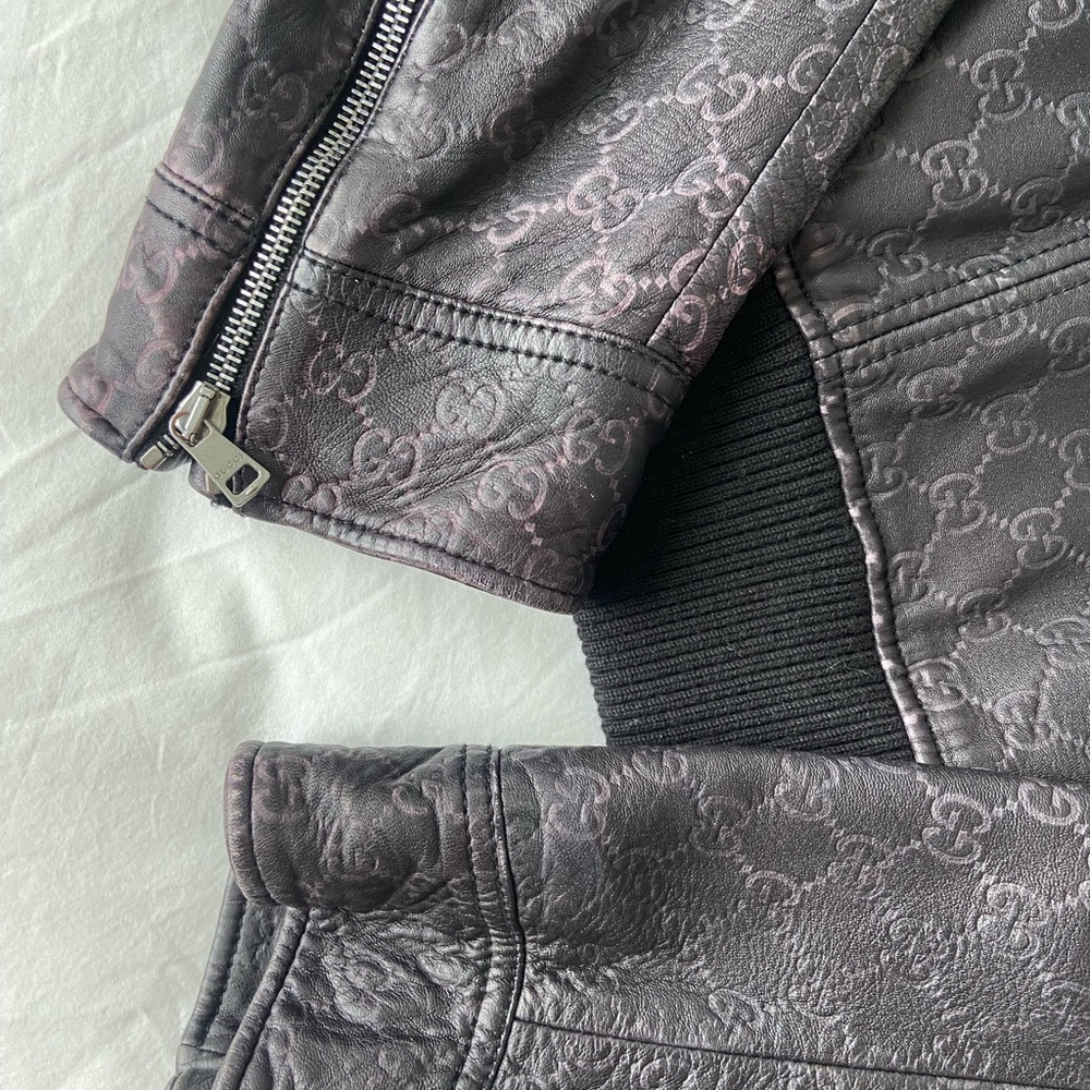 Gucci mens leather bomber - Picture 9 of 9